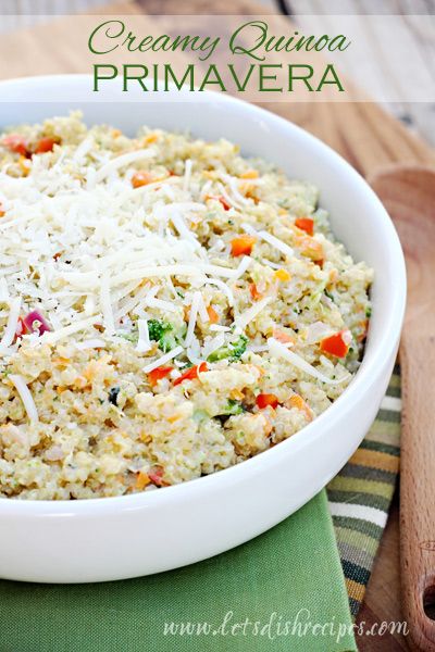 Creamy Quinoa Primavera