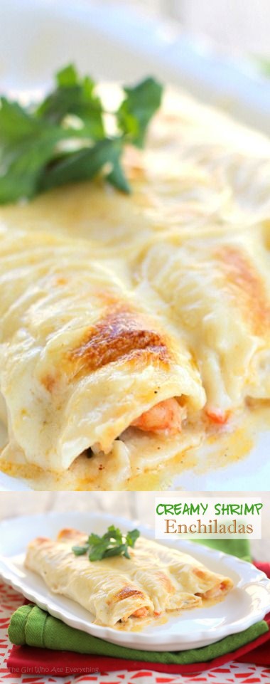 Creamy Shrimp Enchiladas