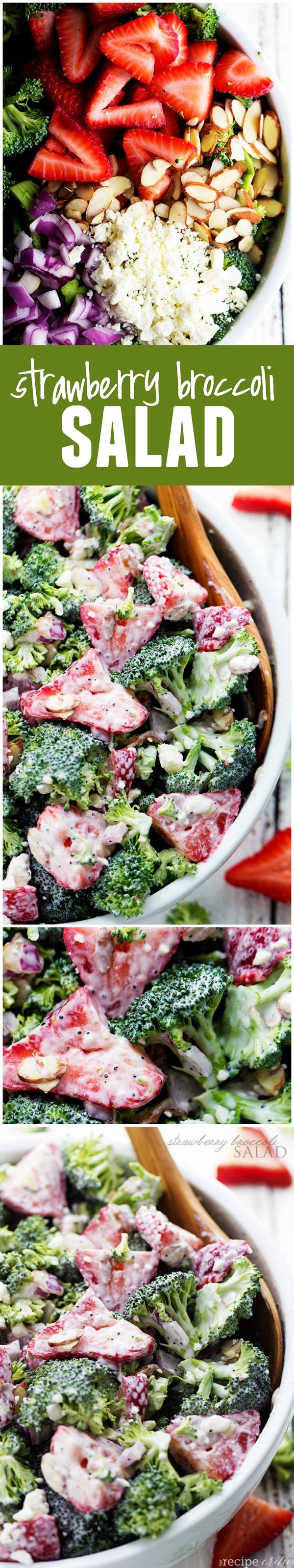 Creamy Strawberry Broccoli Salad