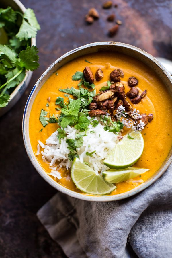 Creamy Thai Carrot Sweet Potato Soup