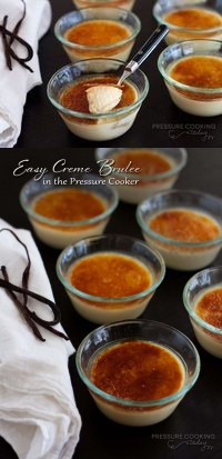 Creme Brulee in the Pressure Cooker