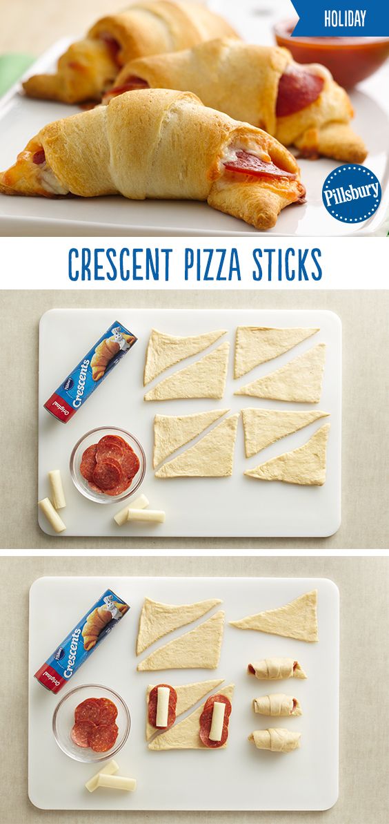 Crescent Pizza Sticks