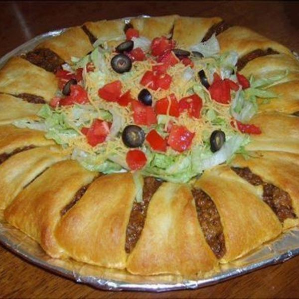 Crescent Roll Taco Dinner