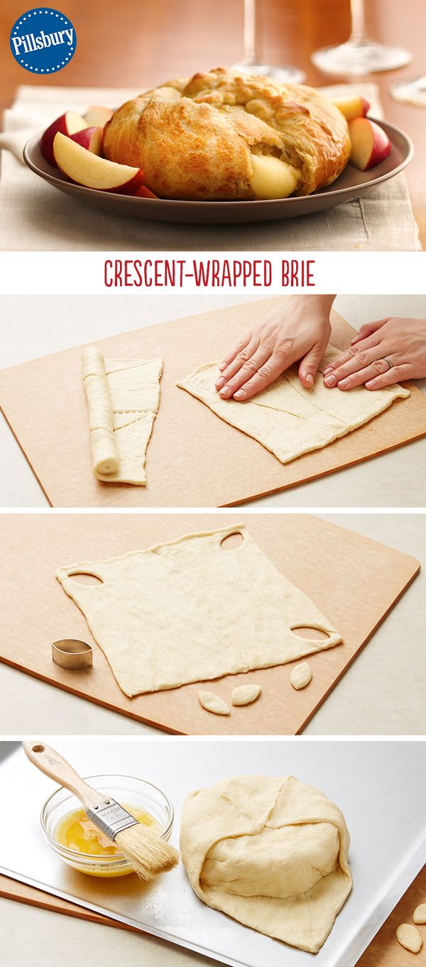 Crescent-Wrapped Brie