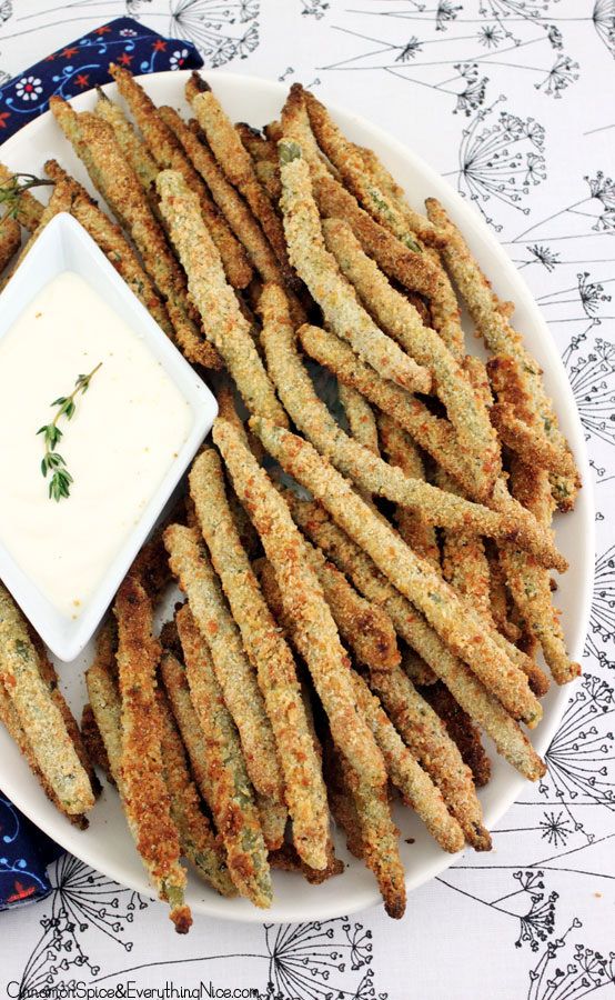 Crispy Baked String Bean Fries