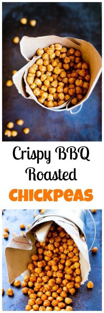 Crispy BBQ Roasted Chickpeas