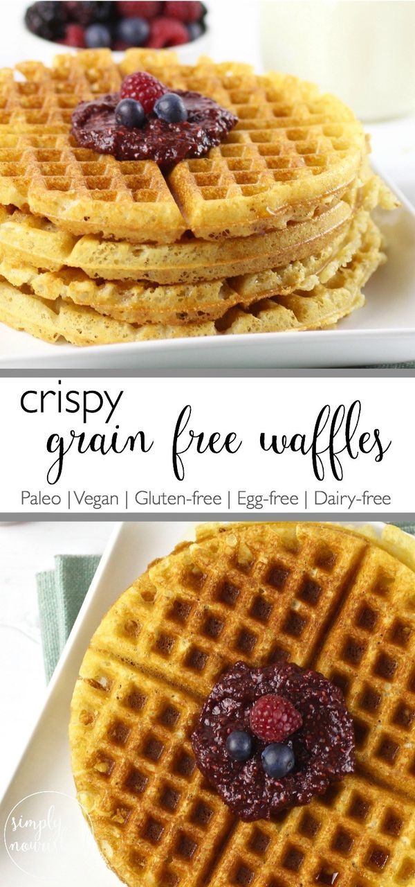 Crispy Grain-free Waffles