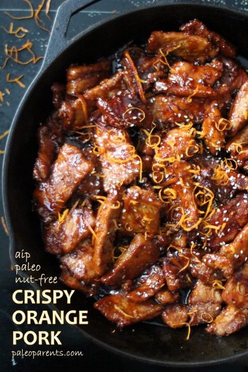 Crispy Orange Pork [paleo | aip | nut-free]