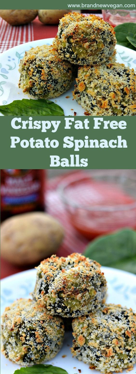 Crispy Potato Spinach Balls