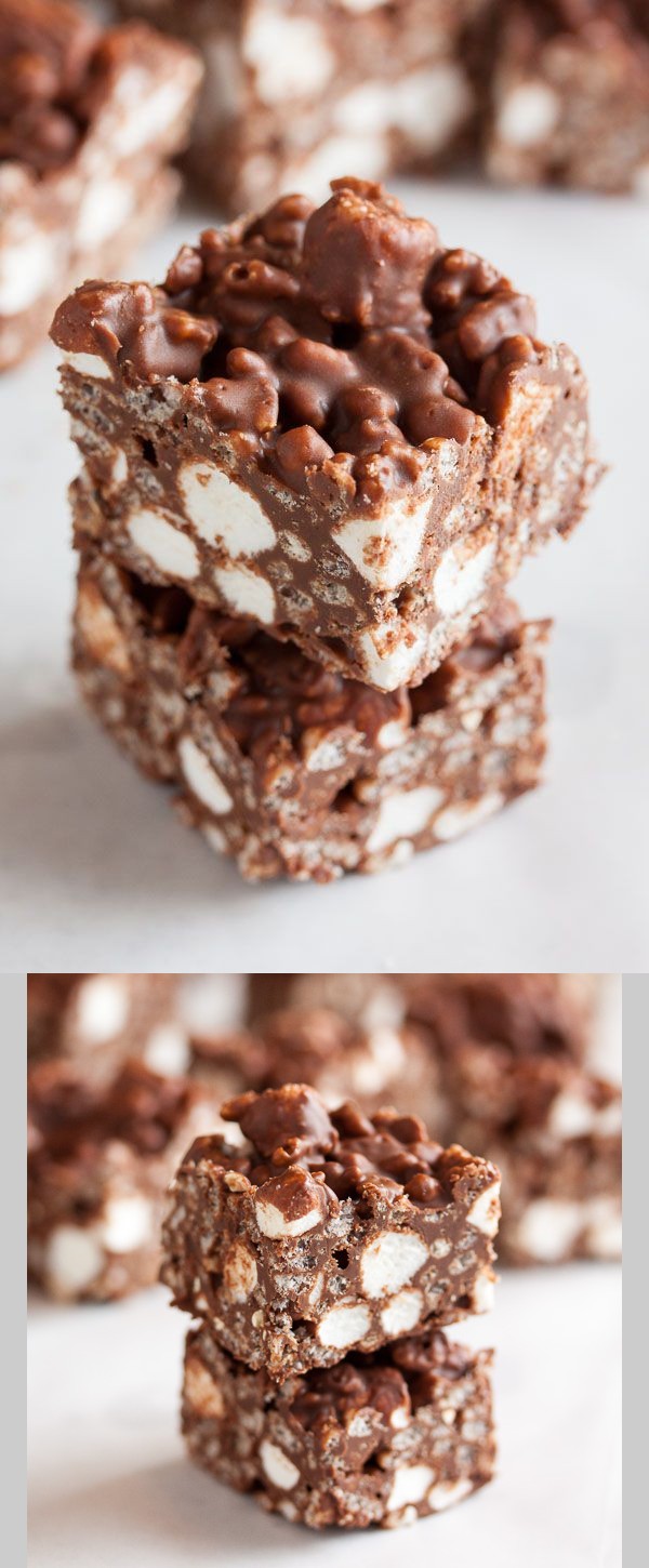 Crispy rocky road bars