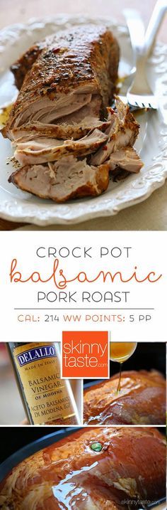 Crock Pot Balsamic Pork Roast