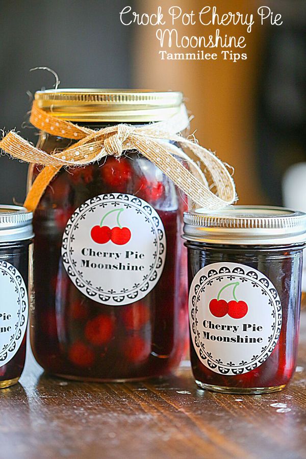 Crock Pot Cherry Moonshine