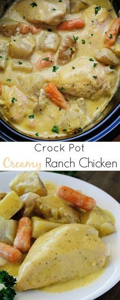 Crock Pot Creamy Ranch Chicken