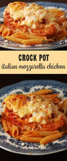 Crock Pot Italian Mozzarella Chicken