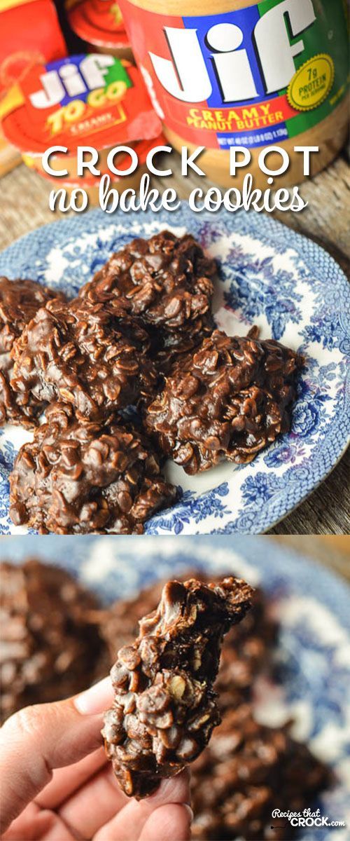 Crock Pot No Bake Cookies