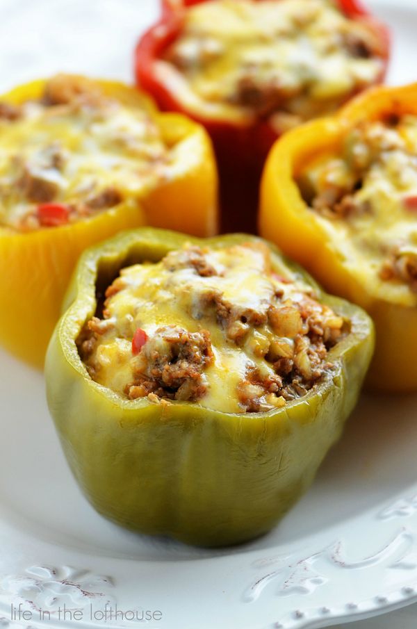 Crock Pot Stuffed Bell Peppers