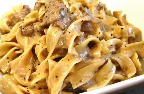 Crockpot Beef Stroganoff