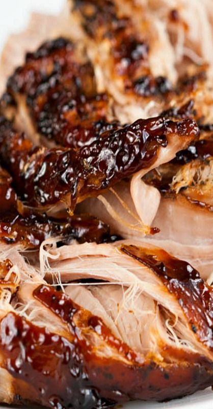 Crockpot Brown Sugar Balsamic Glazed Pork Tenderloin