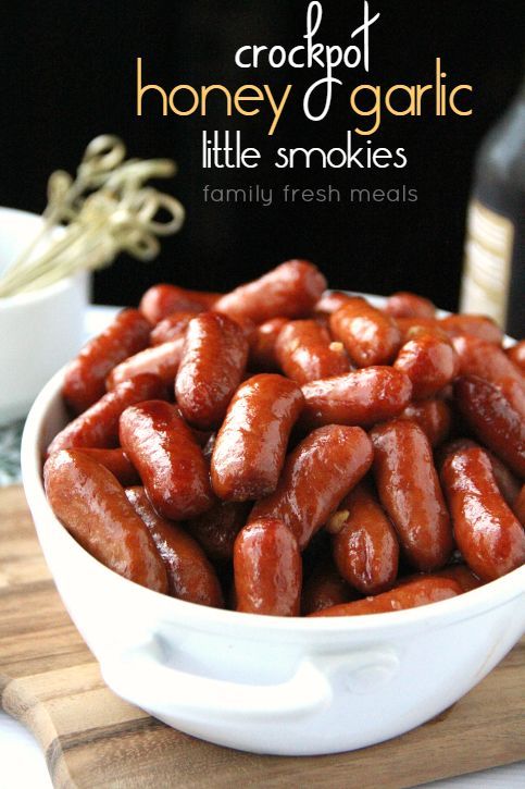 Crockpot Honey Garlic Little Smokies Sausages