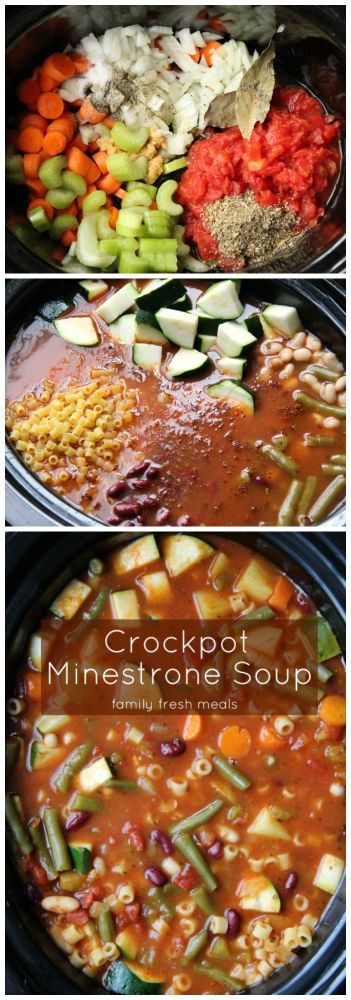 Crockpot Minestrone Soup