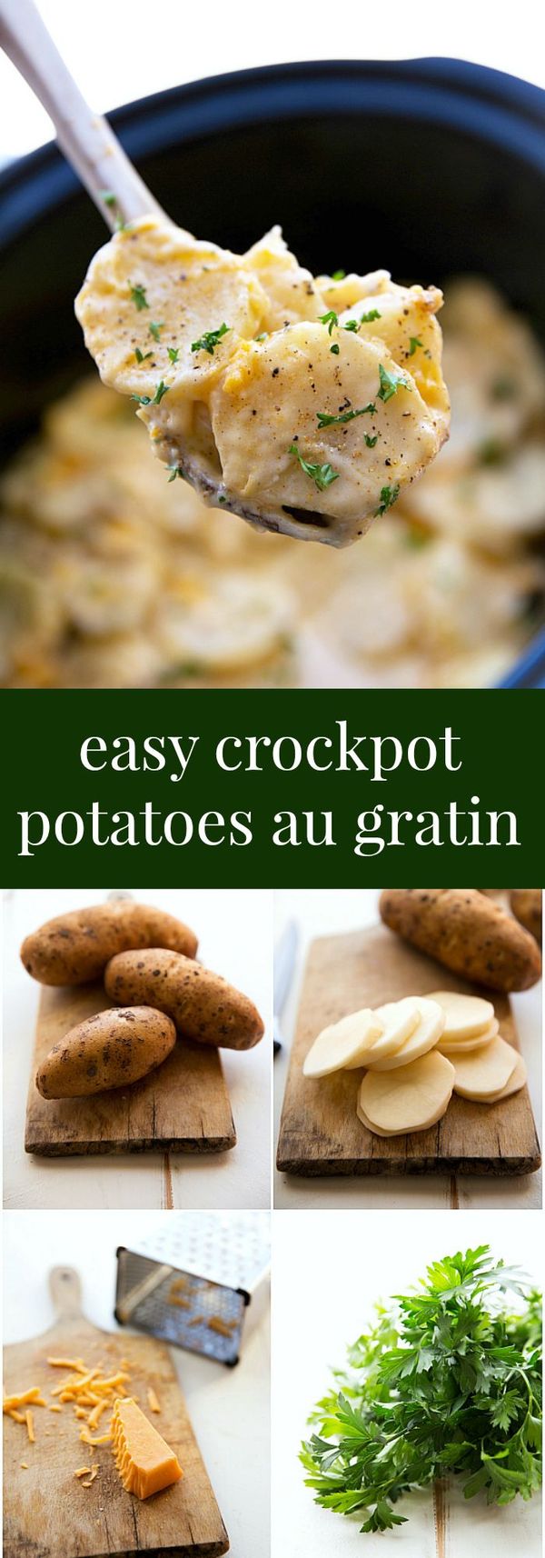 Crockpot Potatoes Au Gratin