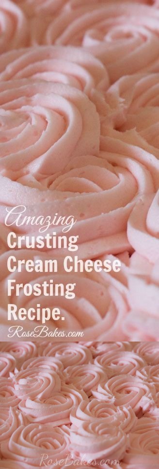 Crusting Cream Cheese Buttercream (Great for Decorating