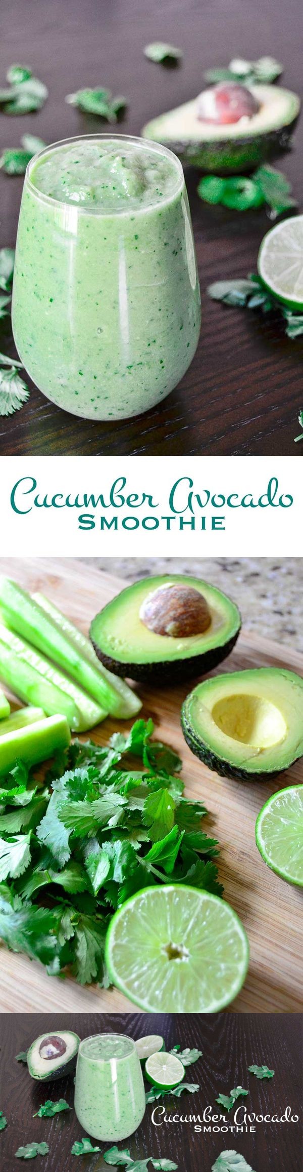 Cucumber Avocado Smoothie