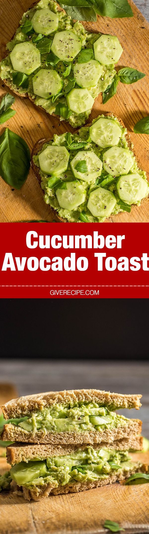 Cucumber Avocado Toast