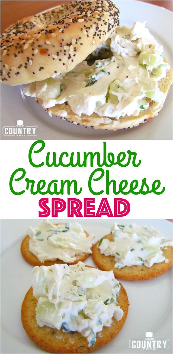 Cucumber Cream Cheese Spread