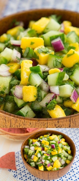 Cucumber Mango Salsa