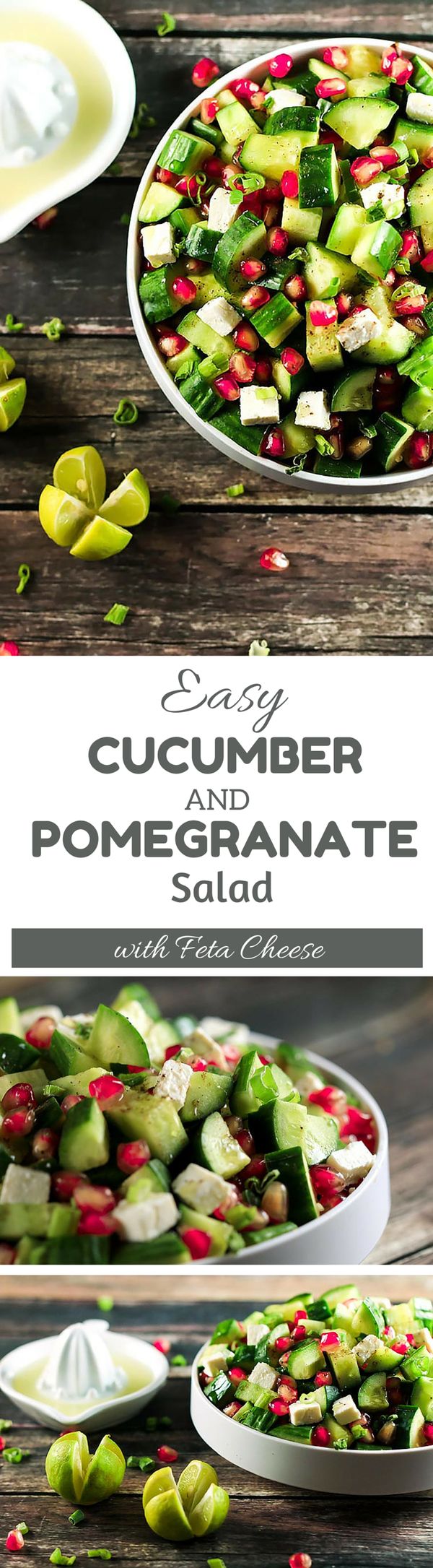 Cucumber Pomegranate Salad