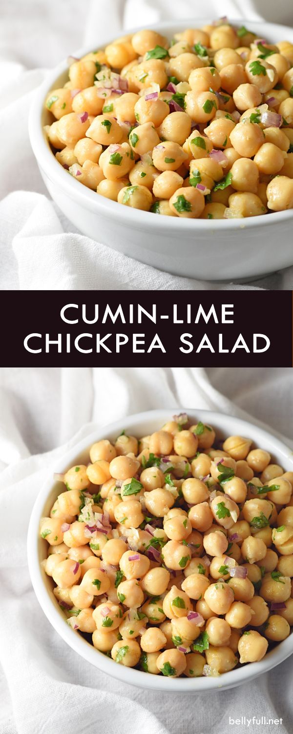 Cumin-Lime Chickpea Salad