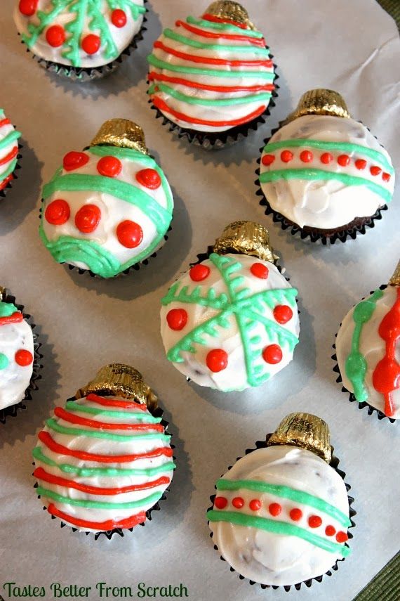 Cupcake Ornaments