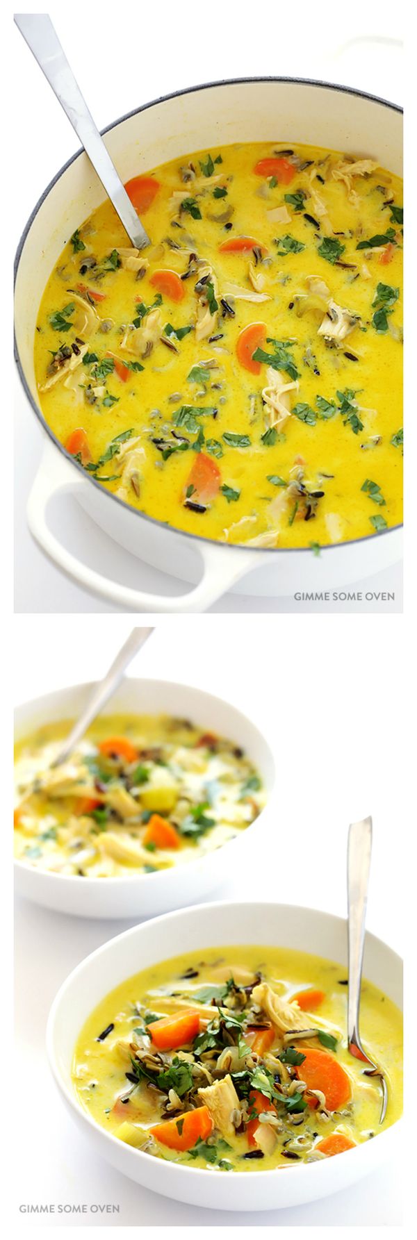 Curried Chicken and Wild Rice Soup