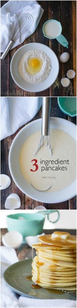 Dad’s 3 Ingredient Pancakes