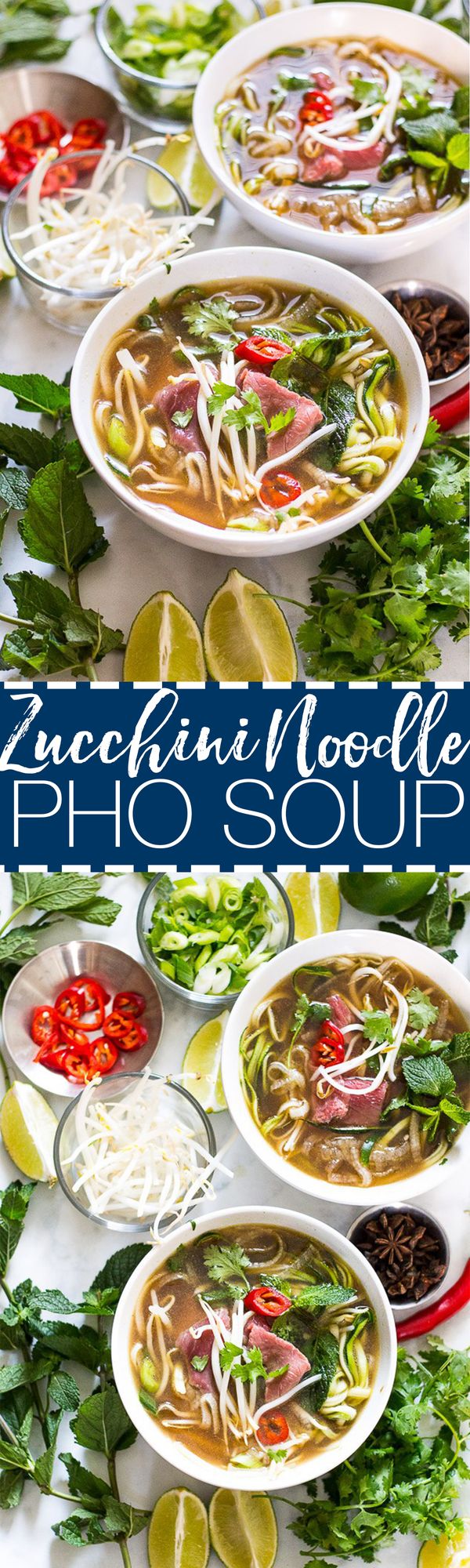 Daikon and Zucchini Noodle Pho (Video!