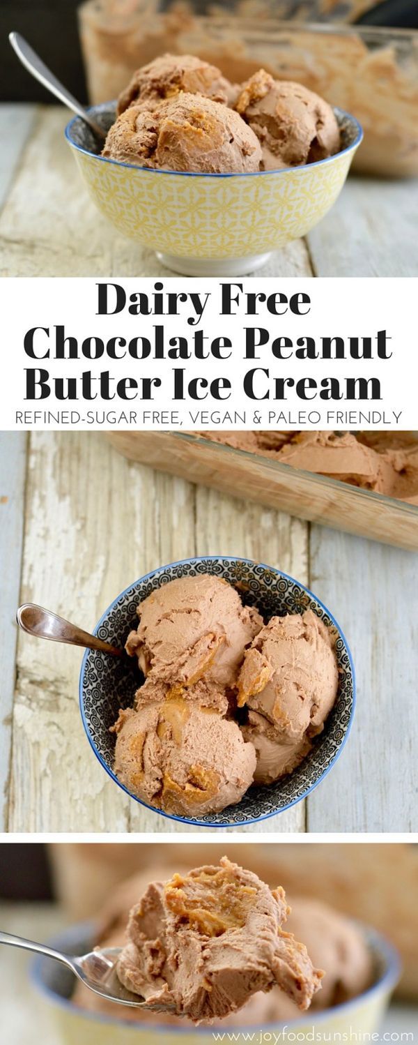 Dairy-Free Chocolate Peanut Butter Ice Cream