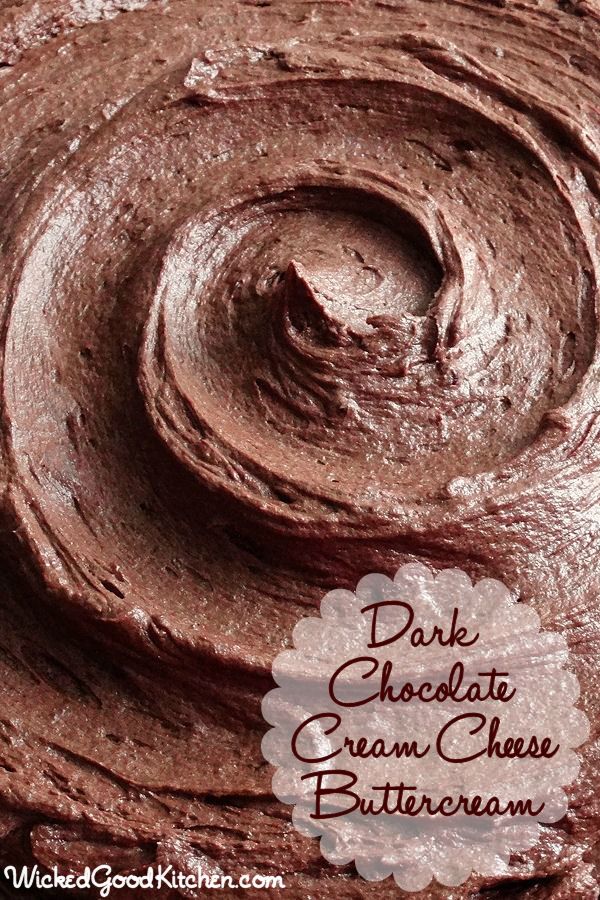 Dark Chocolate Cream Cheese Buttercream