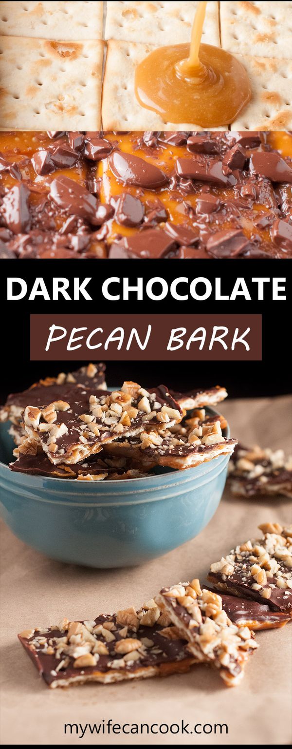 Dark Chocolate Pecan Bark