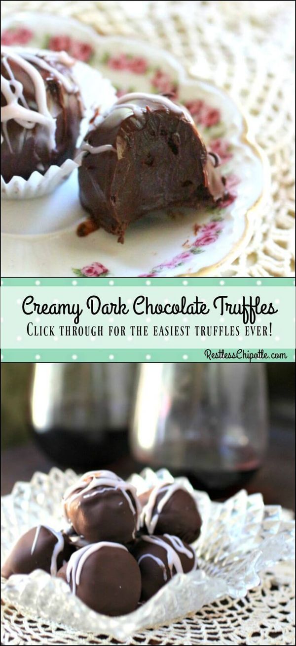 Dark Chocolate Truffles Are Irresistible and Easy