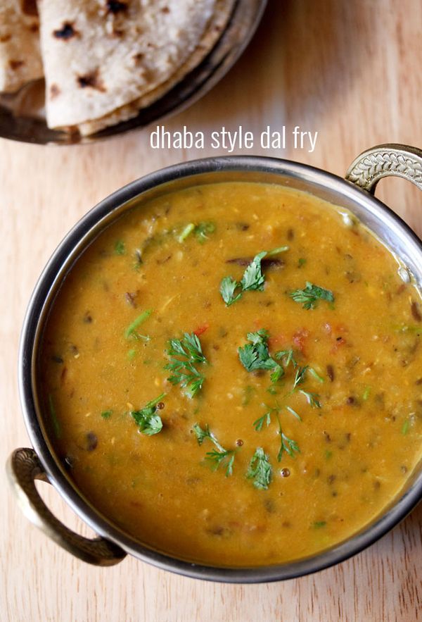 Dhaba style dal fry