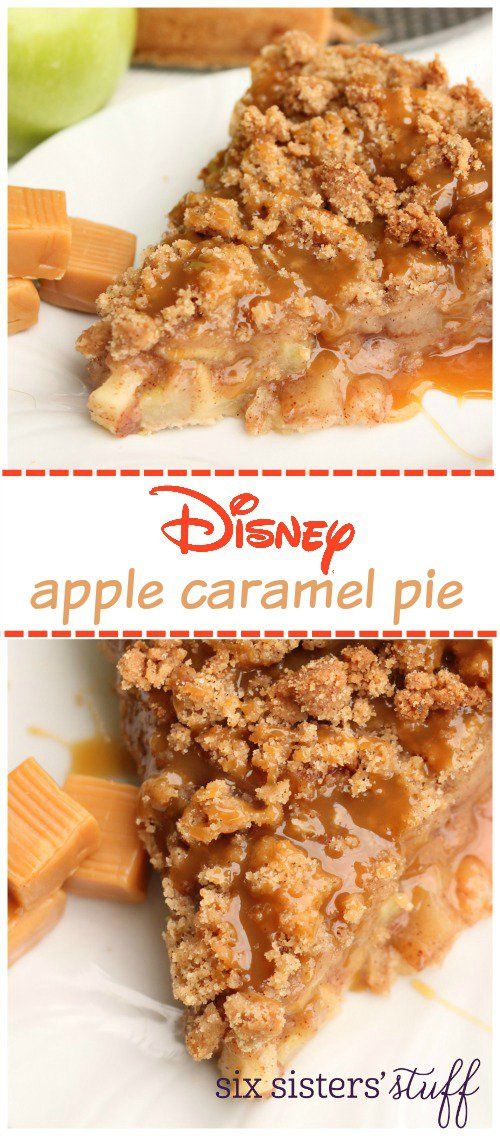 Disney's Apple Caramel Pie