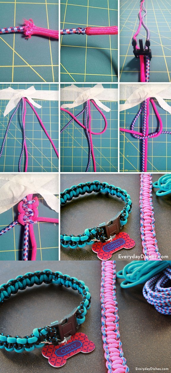 DIY Braided Dog Collar Instructions