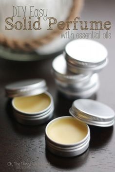 DIY Easy Solid Perfume