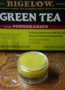 DIY Green Tea Lip Balm