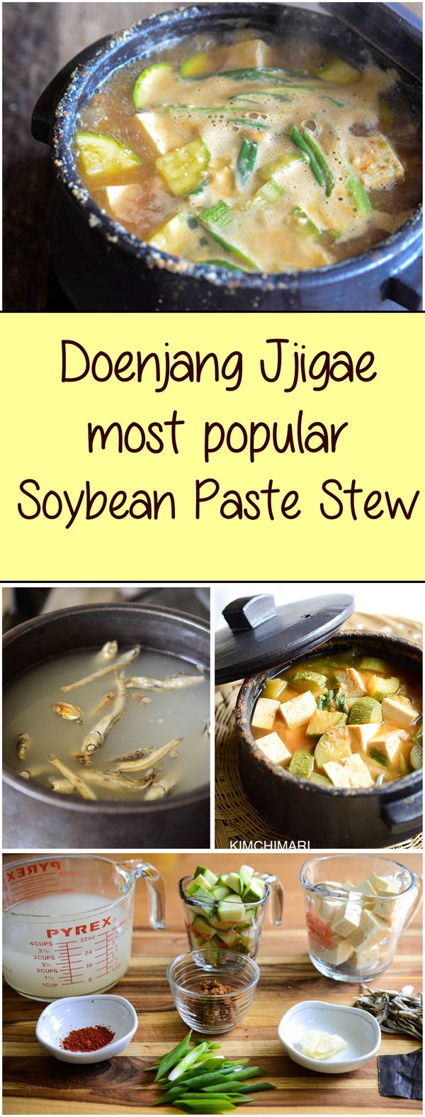 Doenjang Jjigae (Korean soybean paste stew