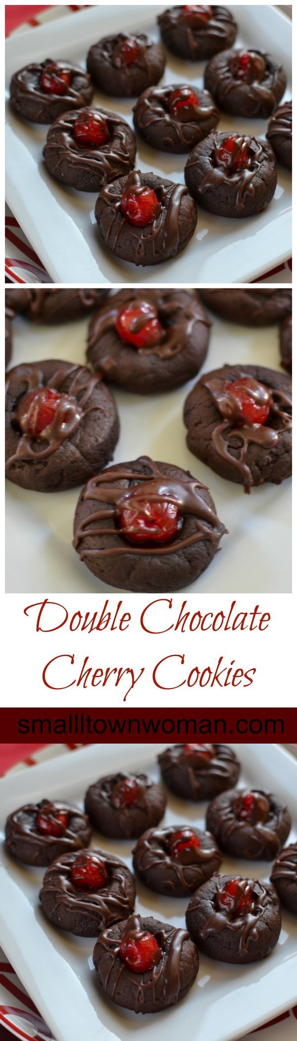 Double Chocolate Cherry Cookies