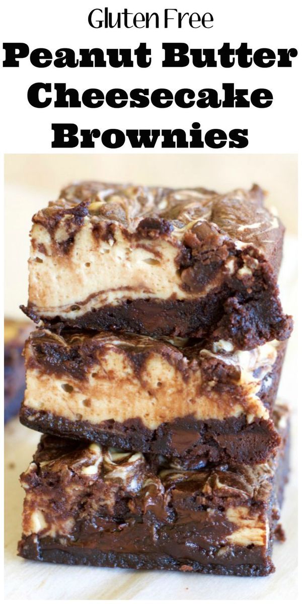 Double Chocolate Peanut Butter Cheesecake Brownies