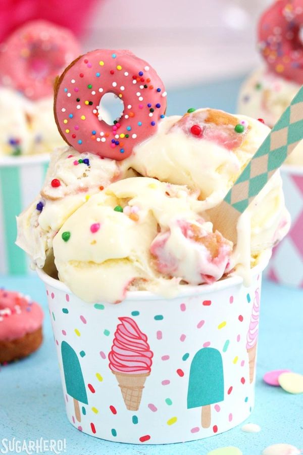 Doughnut Funfetti Ice Cream