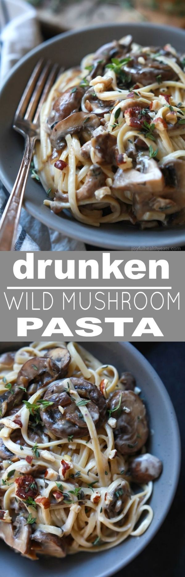 Drunken Wild Mushroom Pasta